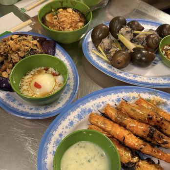 Mắm - tiger prawns, fried eggplants, stuffed snails - Vietnamese Near Me - New York, New York Mắm - tiger prawns, fried eggplants, stuffed snails - Vietnamese Near Me - New York, New York