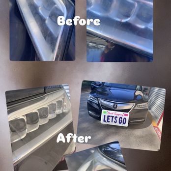 All About Auto Detailing - Headlight Rejuvenation Before and After - Auto Detailing Near Me - Canyon Lake, California