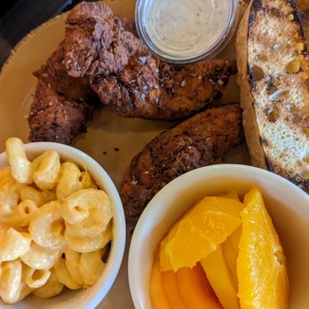 Urban Plates - Burn't chicken...pics don't do justice..they should have been ashamed to put this on the plate...for $16? Appalling. - Salad Near Me - Irvine, California