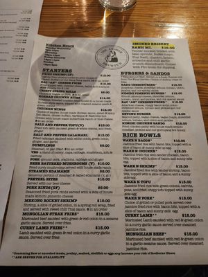 Menu photo 6 The Answer Brewpub Richmond, VA