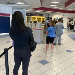 United States Post Office - Line 12 deep in front of me and 12 deep behind me. Instead of being a 'concierge' why not be a team player and have all hands on deck?