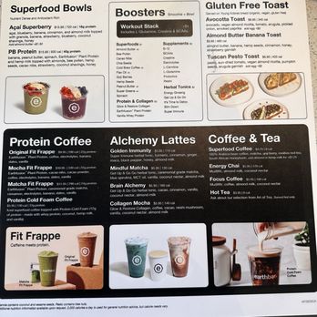 Earthbar - Part two of the menu 1/4/24 - Juice Bars & Smoothies Near Me - Newport Beach, California