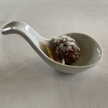 Bull & Bear - Amuse-Bouche of beef tartare - Steakhouses Near Me - Orlando, Florida Bull & Bear - Amuse-Bouche of beef tartare - Steakhouses Near Me - Orlando, Florida