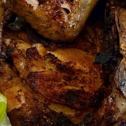 Pollo Asado "El Gavilan Pollero" - Dry and overcooked chicken. A lot of it was burnt.