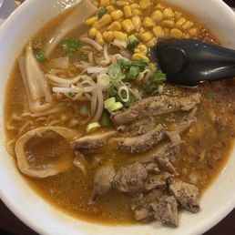 Spicy chicken shoyu ramen Spicy chicken shoyu ramen