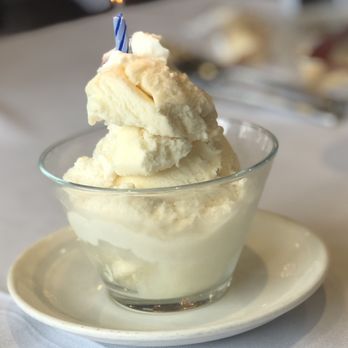 Andy & Yu's - Complementary dessert (ice cream) for bday celebration - Chinese Near Me - Pleasanton, California