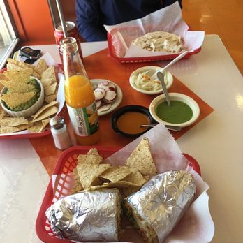 Tacos 46 - Massive veggie burrito + Sincronizada - Mexican Near Me - Indianapolis, Indiana