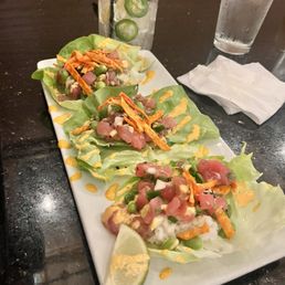 Ahi Poke Lettuce Cups