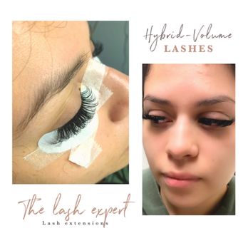The Lash Expert - Hybrid-Volume Lash Extensions - Eyelash Service Near Me - Dearborn, Michigan