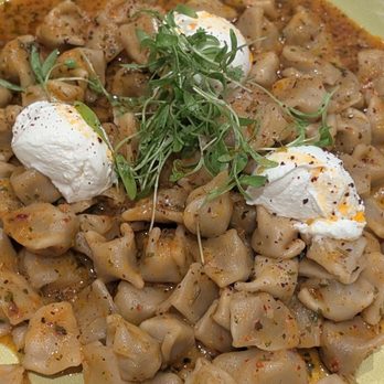 Hummus Mediterranean Kitchen - Manti plate - Mediterranean Near Me - Palo Alto, California Hummus Mediterranean Kitchen - Manti plate - Mediterranean Near Me - Palo Alto, California