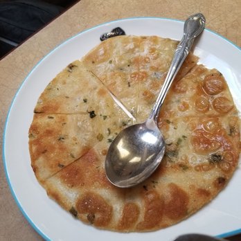 Porridge & Things - green onion pancake - Chinese Near Me - Millbrae, California Porridge & Things - green onion pancake - Chinese Near Me - Millbrae, California