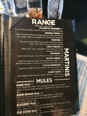Menu photo 5 Range Restaurant + Cocktail Bar Urbandale, IA Menu photo 5 Range Restaurant + Cocktail Bar Urbandale, IA