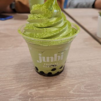 Junbi - Matcha soft serve with boba topping - Coffee & Tea Near Me - Princeton, New Jersey Junbi - Matcha soft serve with boba topping - Coffee & Tea Near Me - Princeton, New Jersey