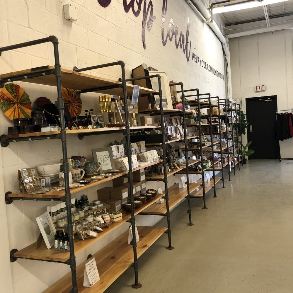 Roam Coffee - shelves of goods in a store - Coffee & Tea Near Me - Bowmanville, Ontario