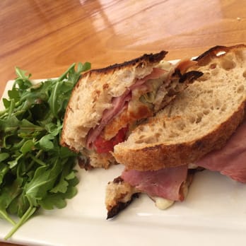 Lofty Coffee - Italian Panini w Arugula - Cafes Near Me - Solana Beach, California