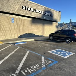 Exterior outside entrance of Starbucks - Outside - Banning, California Exterior outside entrance of Starbucks - Outside - Banning, California