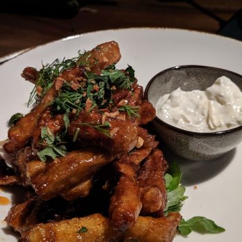 El Five - Harissa Eggplant fries. Hot and spicy. - Tapas/Small Plates Near Me - Denver, Colorado El Five - Harissa Eggplant fries. Hot and spicy. - Tapas/Small Plates Near Me - Denver, Colorado