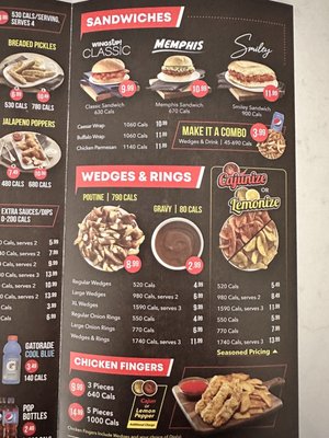 Menu photo 2 Wings Up! Markham, ON