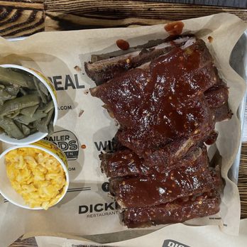 Dickey's Barbecue Pit - Pork Ribs, Green Beans with Bacon and Mac & Cheese - Barbeque Near Me - Mt. Holly, New Jersey