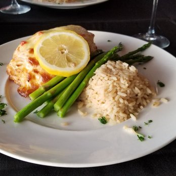 Charles Street Brasserie - Rockfish stuffed with crab imperial - Piano Bars Near Me - Solomons, Maryland