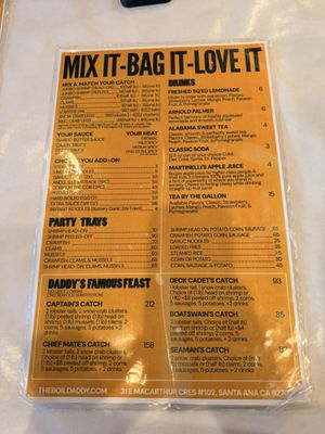 Menu photo 1 Boil Daddy Santa Ana, CA Menu photo 1 Boil Daddy Santa Ana, CA