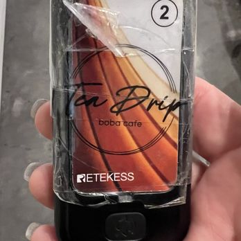 Tea Drip - You get a pager so you can get settled in your seat while waiting - Bubble Tea Near Me - Duluth, Georgia