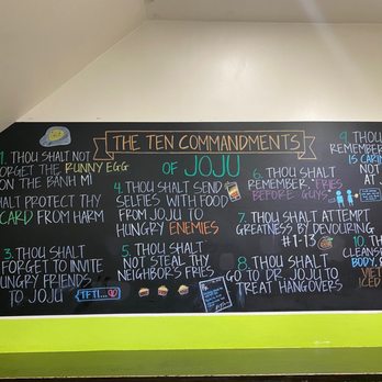 JoJu - Cute chalk board sign inside of restaurant - Coffee & Tea Near Me - Elmhurst, New York JoJu - Cute chalk board sign inside of restaurant - Coffee & Tea Near Me - Elmhurst, New York