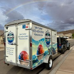 Our Shave Ice Trailer