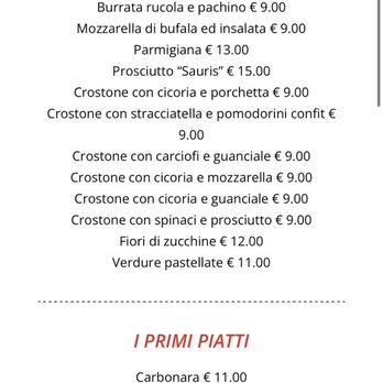 La Carbonara - Menu - Italian Near Me - Rome, RM La Carbonara - Menu - Italian Near Me - Rome, RM