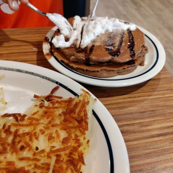 IHOP - Chocolate Chocolate Chip Pancakes - Breakfast & Brunch Near Me - Glen Allen, Virginia IHOP - Chocolate Chocolate Chip Pancakes - Breakfast & Brunch Near Me - Glen Allen, Virginia