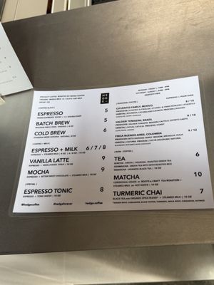 Menu photo 4 Hedge Coffee San Francisco, CA Menu photo 4 Hedge Coffee San Francisco, CA