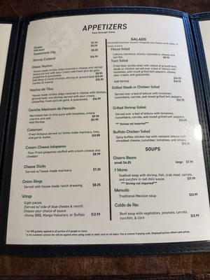 Menu photo 4 Morelos Cantina Grill Lake Charles, LA
