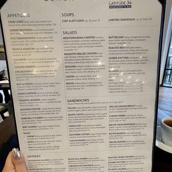 Latitude 34 - Menu Dec2022 - New American Near Me - Camarillo, California Latitude 34 - Menu Dec2022 - New American Near Me - Camarillo, California
