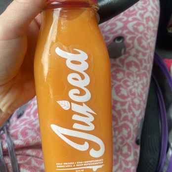 Juiced - Tango: mango, pineapple, apple, carrot, lemon, ginger - Juice Bars & Smoothies Near Me - Modesto, California