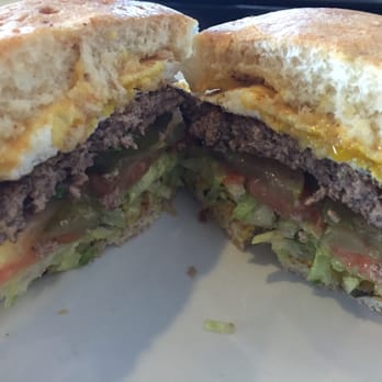 Novrozskys Hamburgers - Fried egg burger - Burgers Near Me - Beaumont, Texas