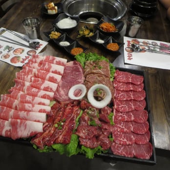 770 Korean BBQ - Combination B. $109.99. Beef brisket, ribeye steak, prime rib, seasoned rib fingers, seasoned galbi short ribs, hand-rubbed seasoned steak. - Korean Near Me - Suwanee, Georgia 770 Korean BBQ - Combination B. $109.99. Beef brisket, ribeye steak, prime rib, seasoned rib fingers, seasoned galbi short ribs, hand-rubbed seasoned steak. - Korean Near Me - Suwanee, Georgia