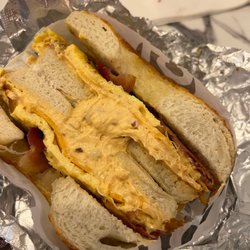 5 Borough Bagels - Bacon, Egg & Cheese