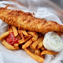 Pie Society - Traditional British Fish & Chips with homemade tartar sauce from Pie Society Food Truck