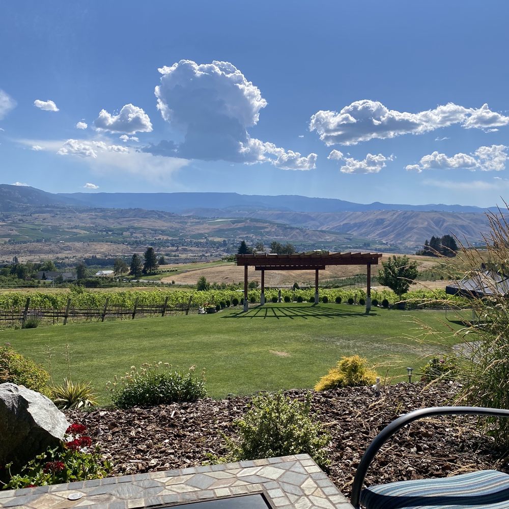 Bianchi Vineyards - the view from the patio - Wineries Near Me - East Wenatchee, Washington Bianchi Vineyards - the view from the patio - Wineries Near Me - East Wenatchee, Washington