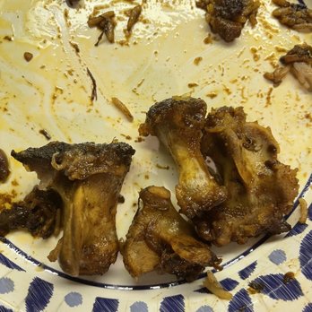 Jamaica Sweet Spices - These are the 4 pieces of bones that were included in the little amount of meat that I ate. - Caribbean Near Me - Oakland, California