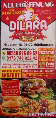 DILARA -KEBAP-PIZZA-BURGER - Updated November 2024 - Hauptstraße 15 ...