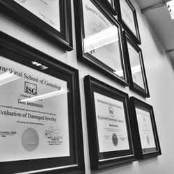Accurate Gemological Laboratories - Multiple certifications from the prestigious Gemological Institute of America (GIA) and the International School of Gemology.