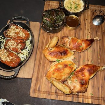 The Library - nomads roasted chicken and roasted honeynut squash - New American Near Me - Las Vegas, Nevada The Library - nomads roasted chicken and roasted honeynut squash - New American Near Me - Las Vegas, Nevada