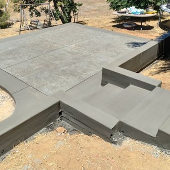 CJL Construction - a concrete patio being built - General Contractors Near Me - Riverside, California