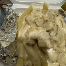 Kids chicken Alfredo