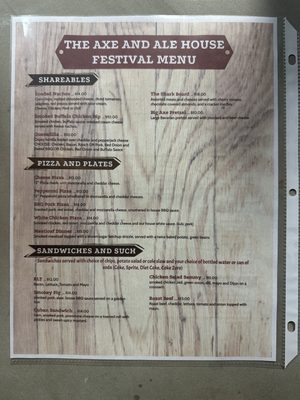 Menu photo 1 Axe And Ale house Bristol, VA