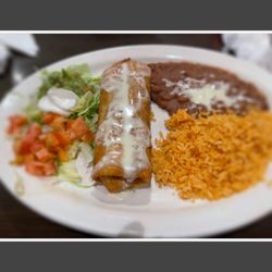 Mi Veracruz Mexican Restaurant - My dinner.