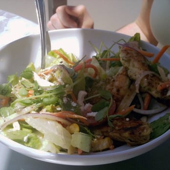 Burger Lounge - Big chicken salad. - Burgers Near Me - La Jolla, California Burger Lounge - Big chicken salad. - Burgers Near Me - La Jolla, California