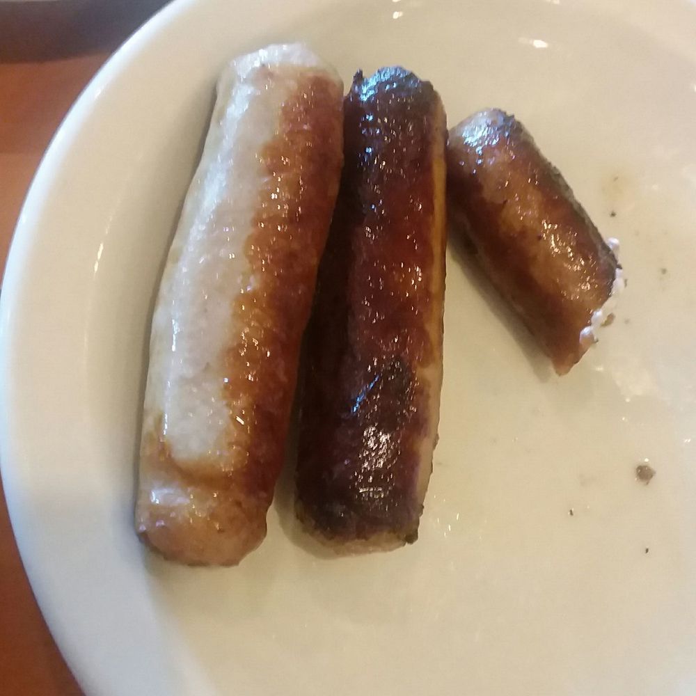 Apple Villa Cafe - Giant sausage links, need I say more! - Breakfast & Brunch Near Me - Batavia, Illinois