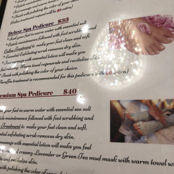 Valencia Nail Spa - Pedicure options - Nail Salons Near Me - Raleigh, North Carolina